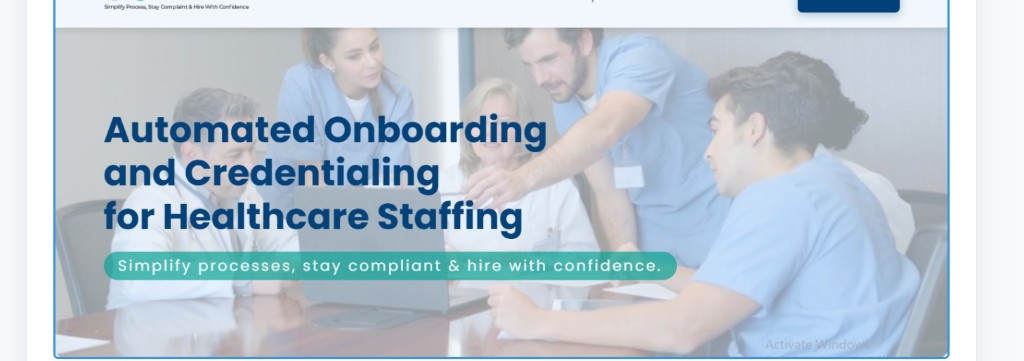 SonaCred: automated onboarding and credentialing for healthcare staffing